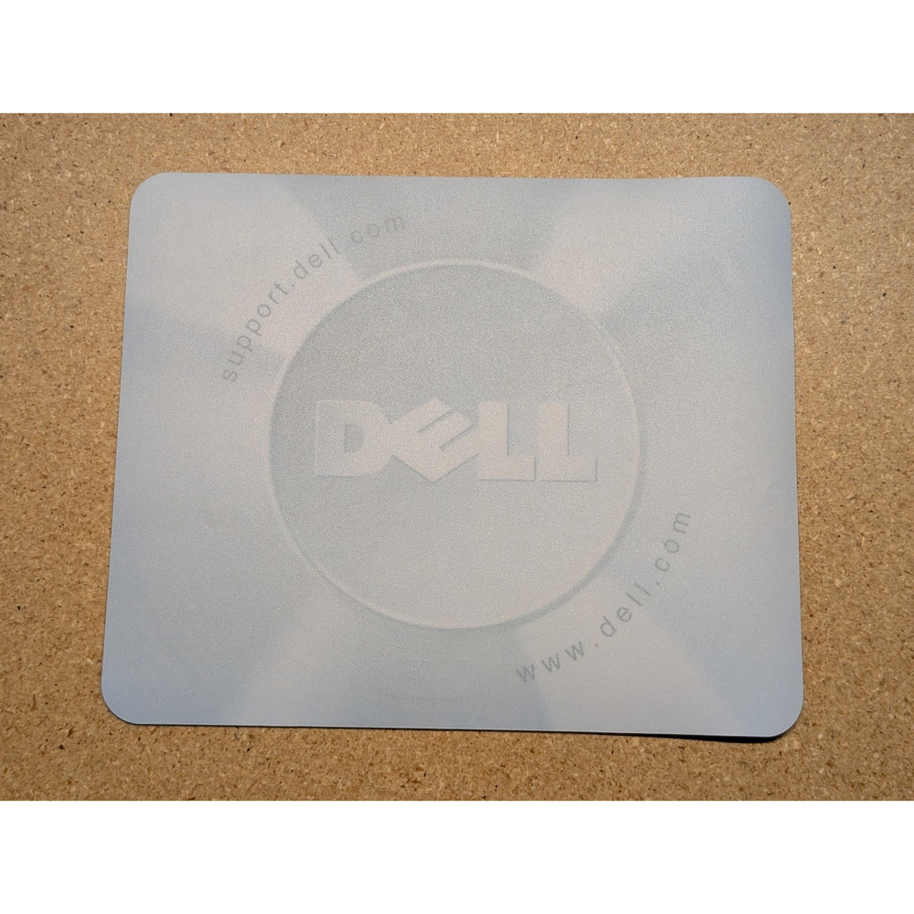 Dell Logo Light Mouse Pad Mat 8.5x7 in Mousepad Rubber Bottom Plastic Top